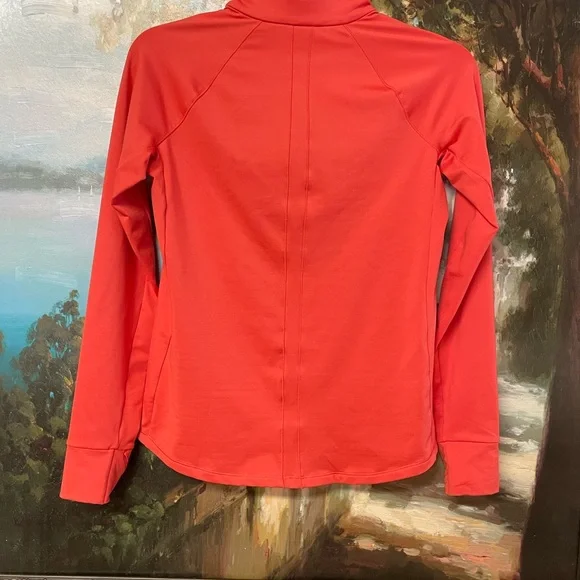 Under Armour Vibrant Coral ColdGear Fitted Top - Picture 2 of 12